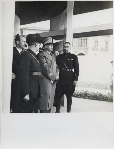 Fiera di Milano - Campionaria 1938 - Visita del conte di Torino Vittorio Emanuele di Savoia