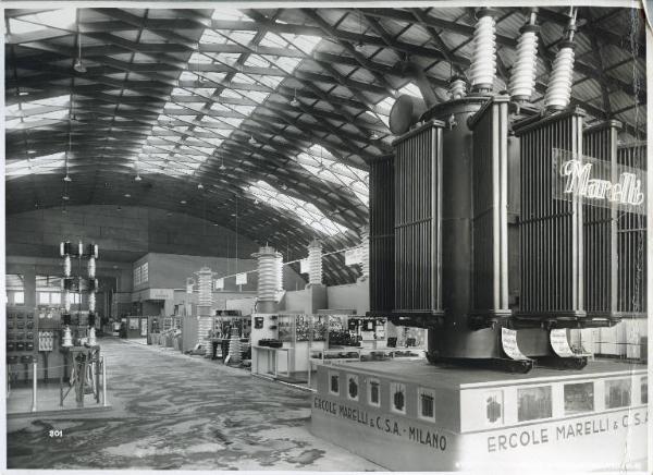 Fiera di Milano - Campionaria 1938 - Padiglione dell'elettricità - Sala interna