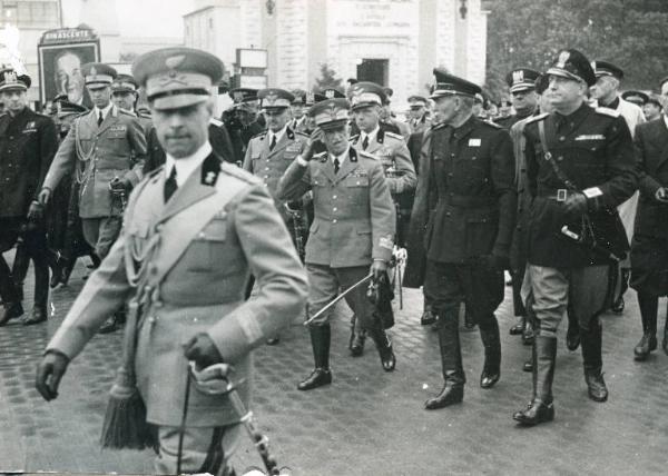 Fiera di Milano - Campionaria 1939 - Visita del Re Vittorio Emanuele III