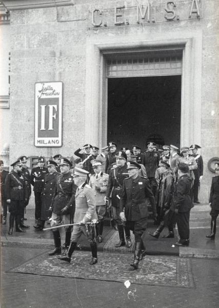 Fiera di Milano - Campionaria 1939 - Visita del Re Vittorio Emanuele III