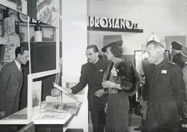 Fiera di Milano - Campionaria 1939 - Visita del principe di Piemonte Umberto II di Savoia con la moglie Maria José