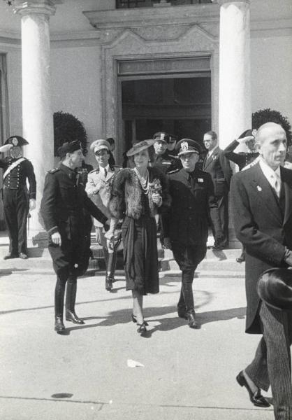 Fiera di Milano - Campionaria 1939 - Visita del principe di Piemonte Umberto II di Savoia con la moglie Maria José