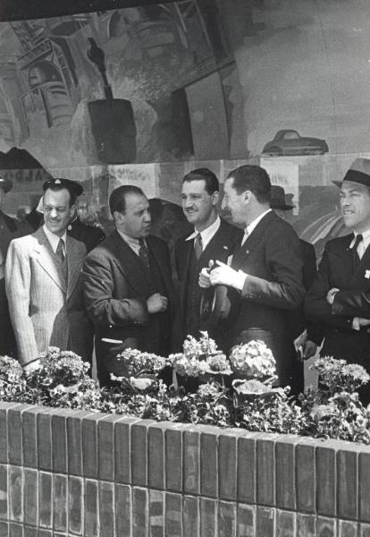 Fiera di Milano - Campionaria 1939 - Visita del ministro plenipotenziario della Bolivia Campero Arce