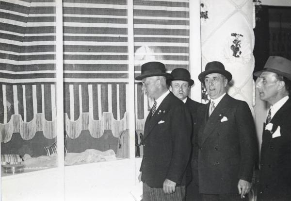 Fiera di Milano - Campionaria 1939 - Visita del presidente della Fiera di Lipsia Ludwig Fichte