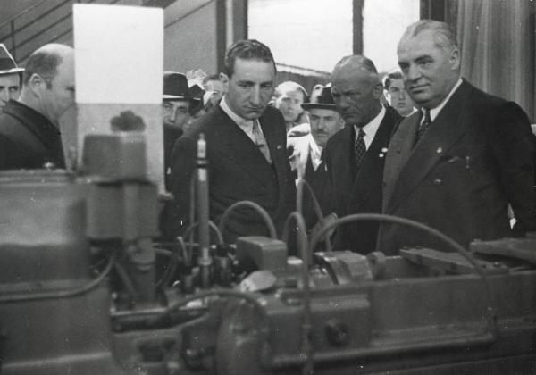 Fiera di Milano - Campionaria 1939 - Visita del presidente della Fiera di Lipsia Ludwig Fichte