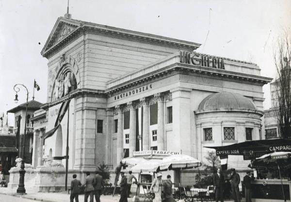 Fiera di Milano - Campionaria 1939 - Padiglione dell'Ungheria (ex padiglione di Roma) - Esterno