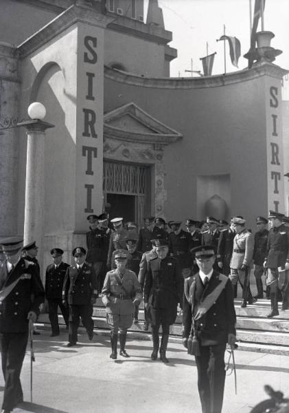 Fiera di Milano - Campionaria 1942 - Visita del Re Vittorio Emanuele III