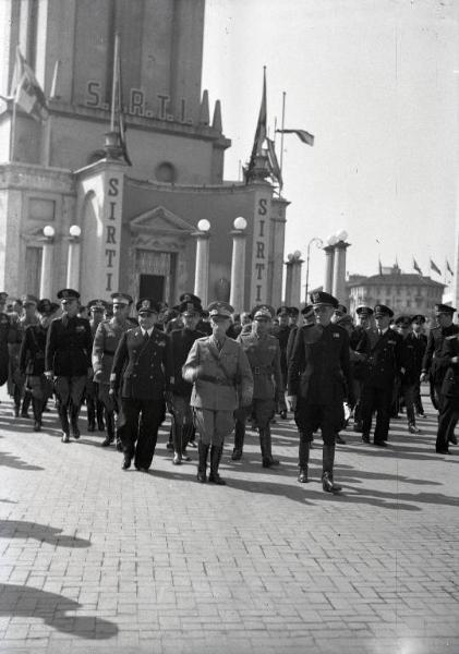 Fiera di Milano - Campionaria 1942 - Visita del Re Vittorio Emanuele III