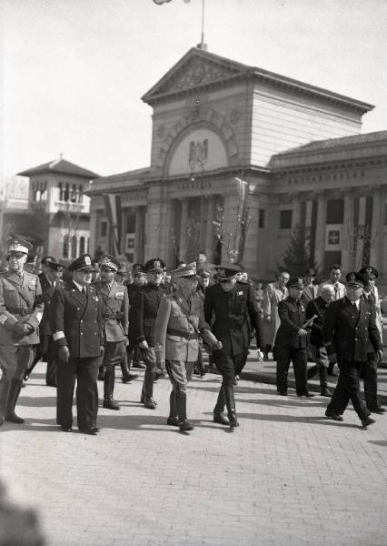 Fiera di Milano - Campionaria 1942 - Visita del Re Vittorio Emanuele III