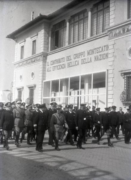 Fiera di Milano - Campionaria 1942 - Visita del Re Vittorio Emanuele III