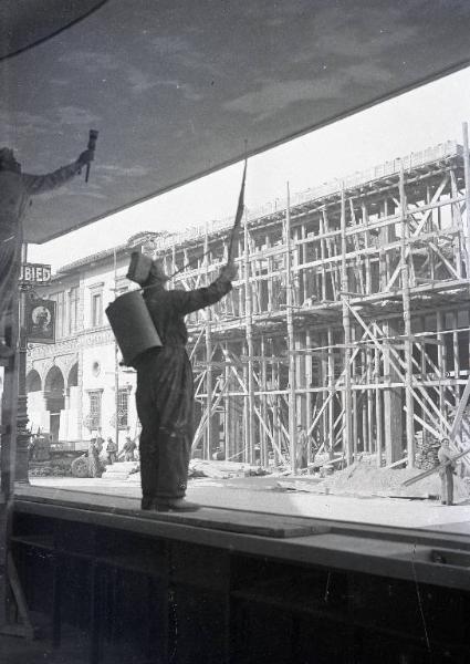 Fiera di Milano - Lavori di preparazione dei padiglioni