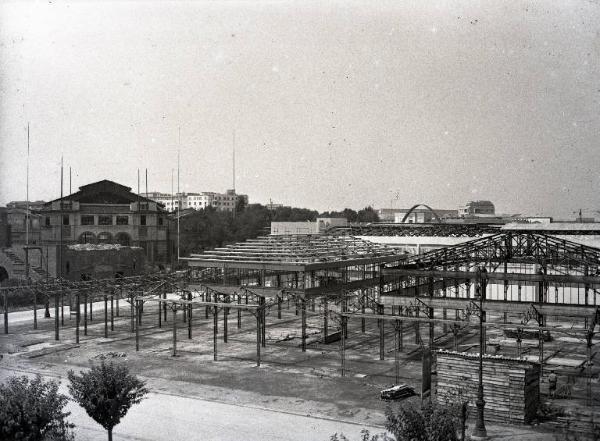 Fiera di Milano - Lavori di ricostruzione postbellica