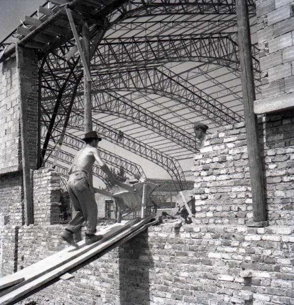 Fiera di Milano - Lavori di ricostruzione postbellica