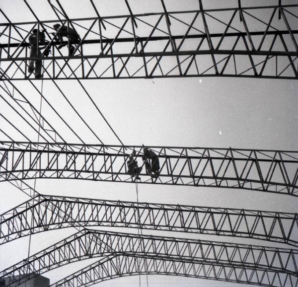 Fiera di Milano - Lavori di ricostruzione postbellica