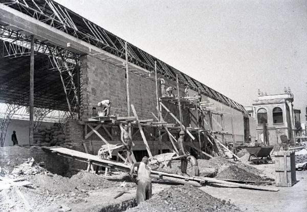 Fiera di Milano - Lavori di ricostruzione postbellica