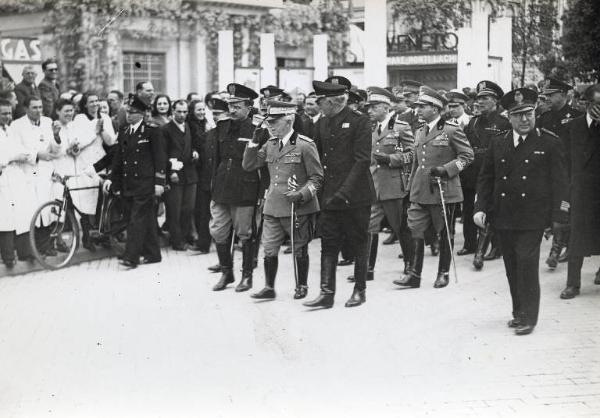 Fiera di Milano - Campionaria 1940 - Visita del Re Vittorio Emanuele III