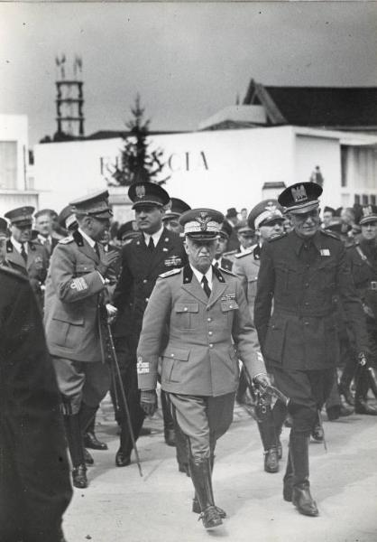 Fiera di Milano - Campionaria 1940 - Visita del Re Vittorio Emanuele III