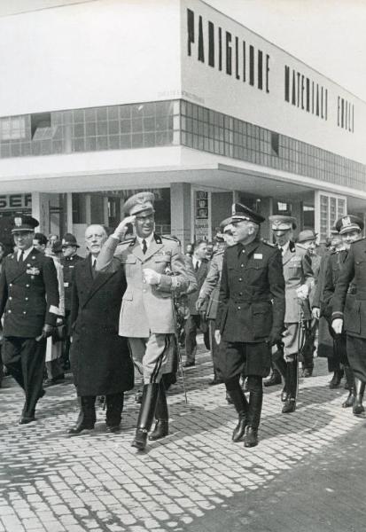 Fiera di Milano - Campionaria 1940 - Visita del principe di Piemonte Umberto II di Savoia