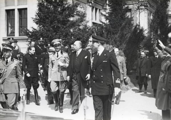 Fiera di Milano - Campionaria 1940 - Visita del principe di Piemonte Umberto II di Savoia