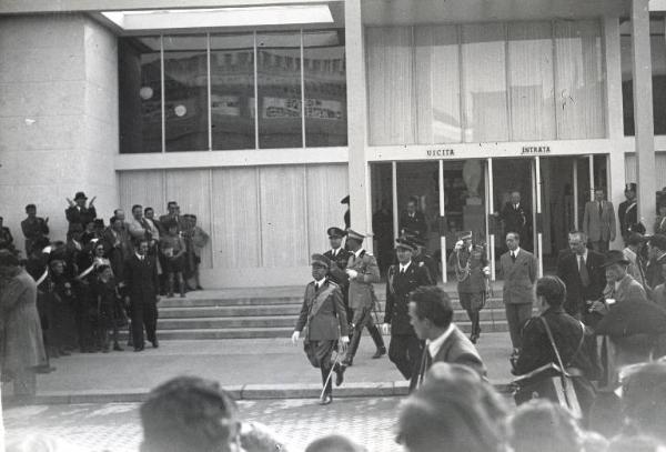 Fiera di Milano - Campionaria 1940 - Visita del principe di Piemonte Umberto II di Savoia