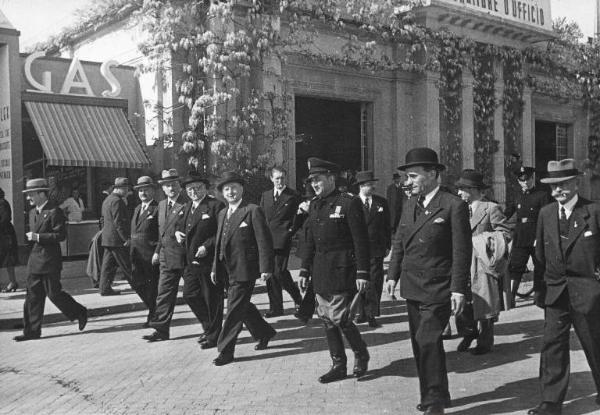 Fiera di Milano - Campionaria 1940 - Visita di una missione francese