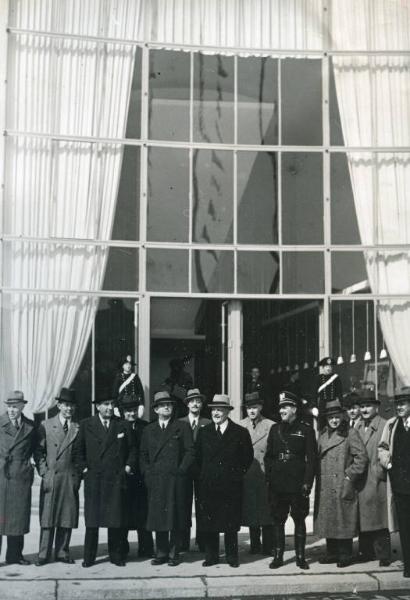 Fiera di Milano - Campionaria 1940 - Visita del presidente della Confindustria Giuseppe Volpi di Misurata