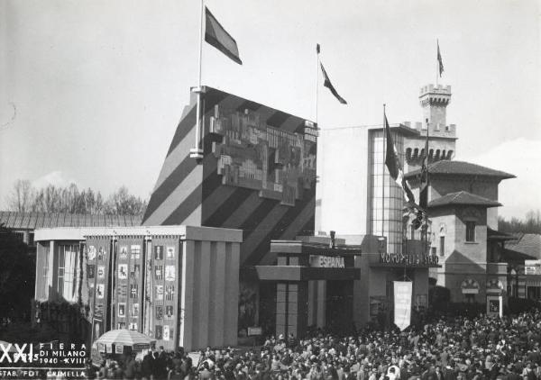 Fiera di Milano - Campionaria 1940 - Padiglione della Spagna - Esterno