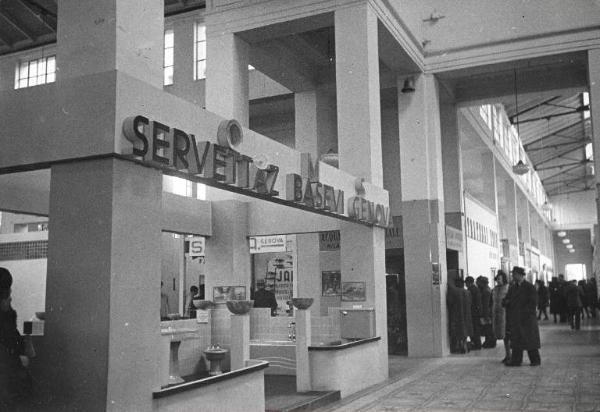 Fiera di Milano - Campionaria 1940 - Padiglione delle cinque gallerie - Sala interna