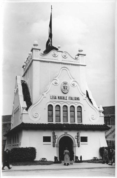 Fiera di Milano - Campionaria 1940 - Padiglione della Lega navale italiana (ex padiglione della Polonia) - Esterno