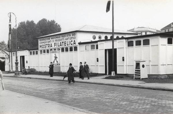 Fiera di Milano - Campionaria 1940 - Padiglione della Mostra filatelica - Esterno