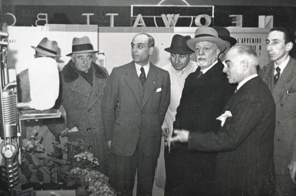 Fiera di Milano - Campionaria 1941 - Visita del presidente della Confindustria Giuseppe Volpi di Misurata