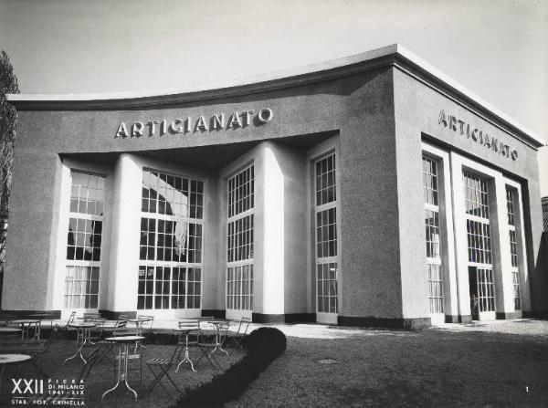 Fiera di Milano - Campionaria 1941 - Padiglione dell'artigianato - Esterno