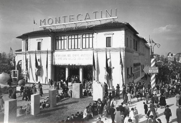 Fiera di Milano - Campionaria 1941 - Padiglione della Montecatini - Esterno