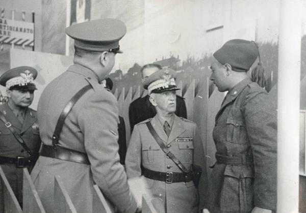 Fiera di Milano - Campionaria 1942 - Visita del Re Vittorio Emanuele III