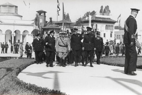 Fiera di Milano - Campionaria 1942 - Visita del Re Vittorio Emanuele III