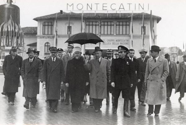 Fiera di Milano - Campionaria 1942 - Visita del Gran Mufti di Palestina Amil al-Husayni