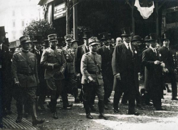 Fiera di Milano - Campionaria 1922 - Visita del Re Vittorio Emanuele III