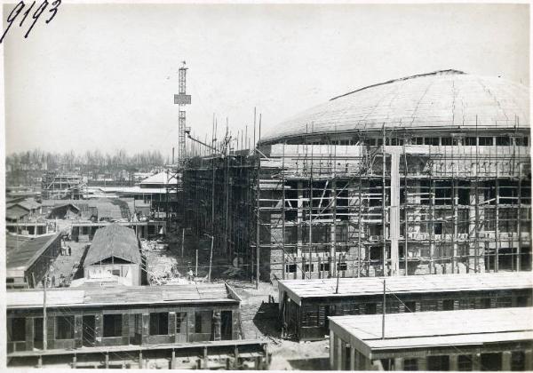 Fiera di Milano - Palazzo dello sport - Costruzione