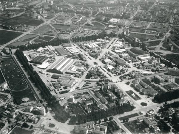 Fiera di Milano - Campionaria 1928 - Veduta aerea