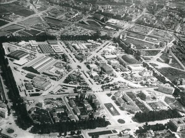 Fiera di Milano - Campionaria 1928 - Veduta aerea