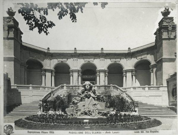 Milano - Esposizione internazionale 1906 - Padiglione dell'Olanda - Esterno