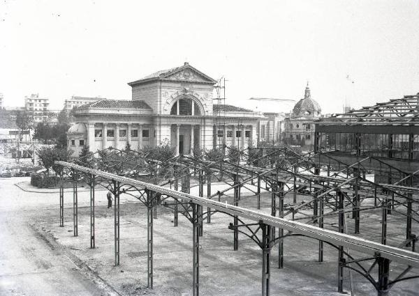 Fiera di Milano - Lavori di ricostruzione postbellica