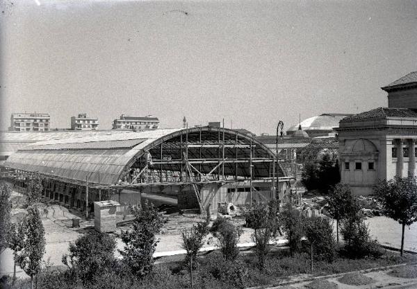 Fiera di Milano - Lavori di ricostruzione postbellica