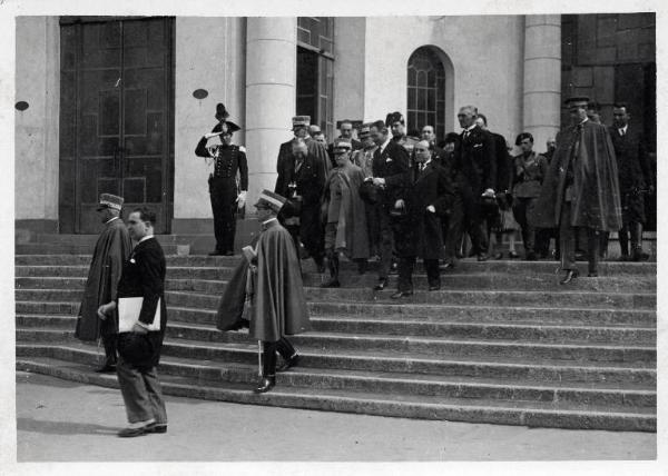 Fiera di Milano - Campionaria 1929 - Visita del Re Vittorio Emanuele III