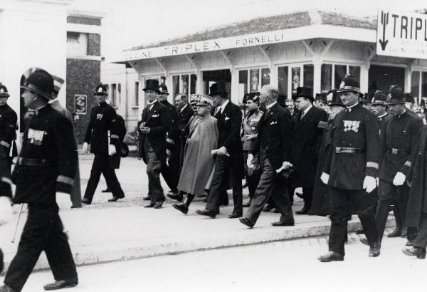 Fiera di Milano - Campionaria 1929 - Visita del Re Vittorio Emanuele III