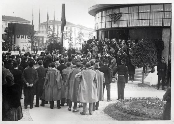 Fiera di Milano - Campionaria 1929 - Visita del Re Vittorio Emanuele III
