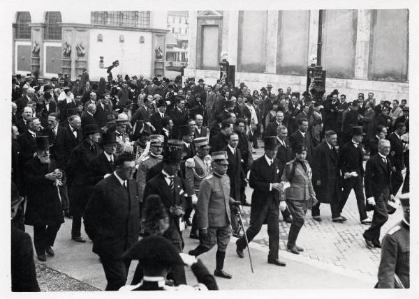 Fiera di Milano - Campionaria 1929 - Visita del Re Vittorio Emanuele III