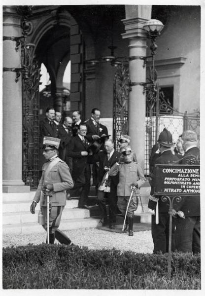 Fiera di Milano - Campionaria 1929 - Visita del Re Vittorio Emanuele III