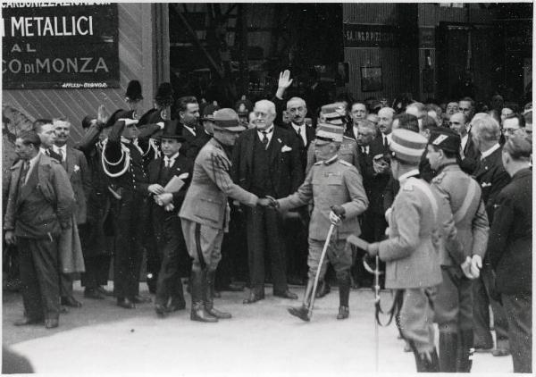 Fiera di Milano - Campionaria 1929 - Visita del Re Vittorio Emanuele III