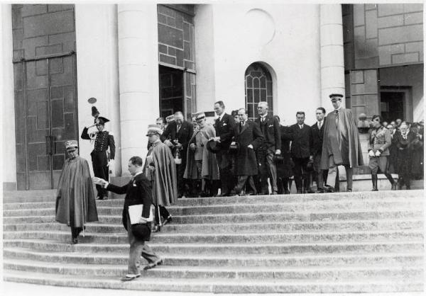 Fiera di Milano - Campionaria 1929 - Visita del Re Vittorio Emanuele III